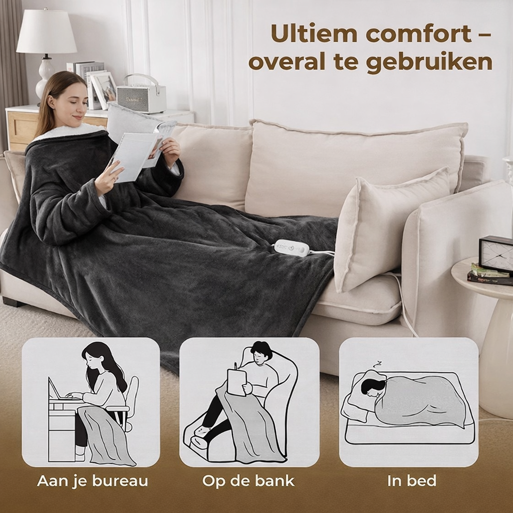 Verwarmde Draagbare Deken